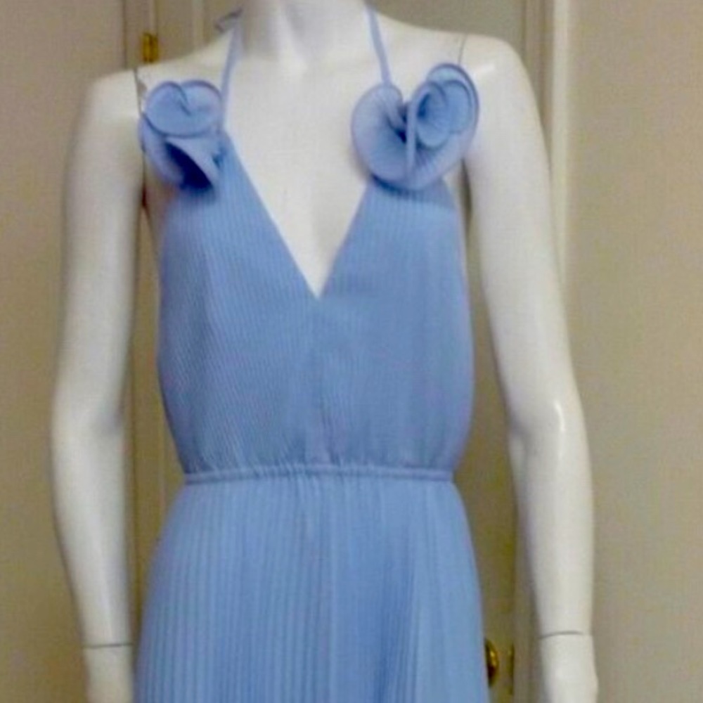 Milly Evie Pleated Maxi Dress